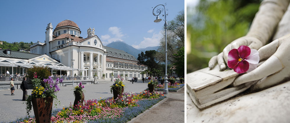 Die Kurstadt Meran: Kurhaus und Sissipark